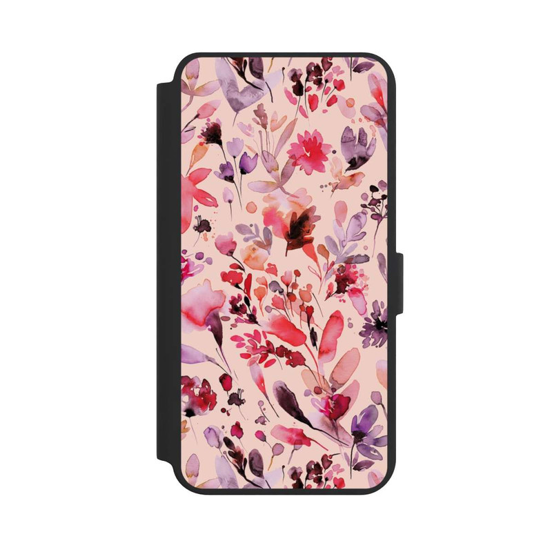 Galaxy S24 + NIVOflip Fleurs artistiques Viva Magenta