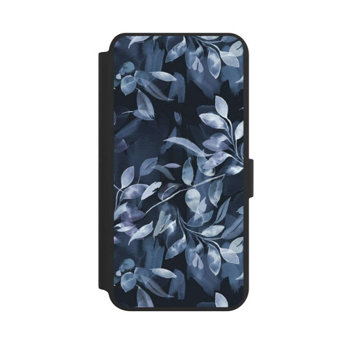 Samsung Galaxy S24+ NIVOflip Aquarelle Feuilles Mystiques Marine