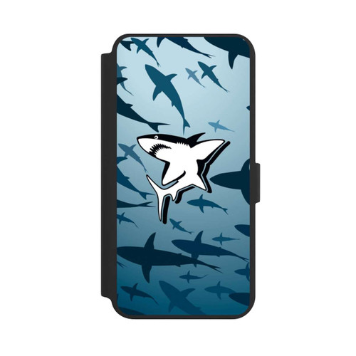Samsung Galaxy S24+ NIVOflip Haie Muster Blau