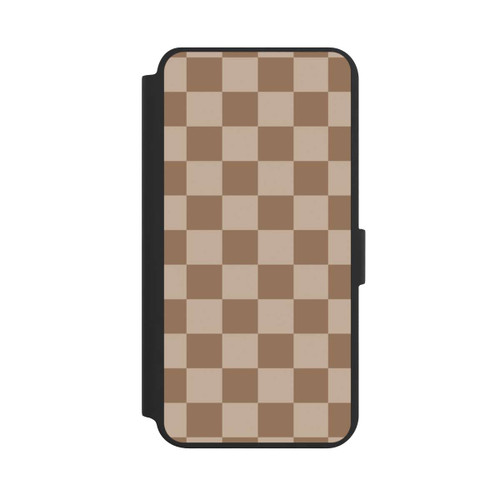 Samsung Galaxy S24+ NIVOflip Braun Karo