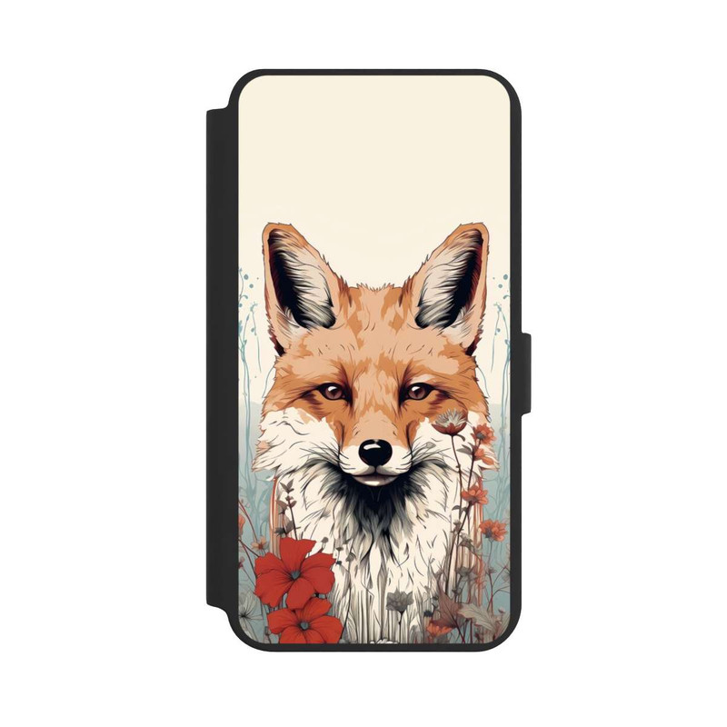 Galaxy S24 + NIVOflip  Fox with Flowers