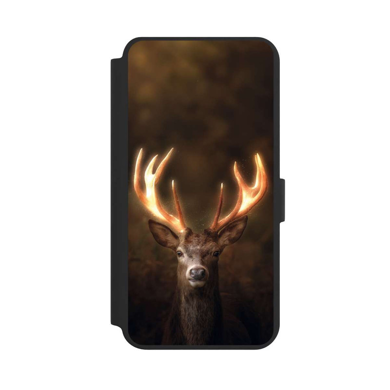 Galaxy S24 + NIVOflip Hirsch Goldenes Geweih