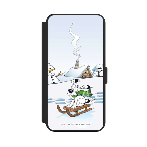 Samsung Galaxy S24+ NIVOflip Idéfix fait du traîneau