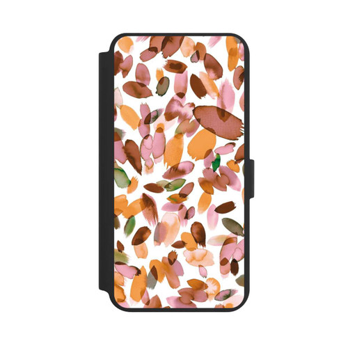 Samsung Galaxy S24+ NIVOflip Watercolor Petal Stains Orange