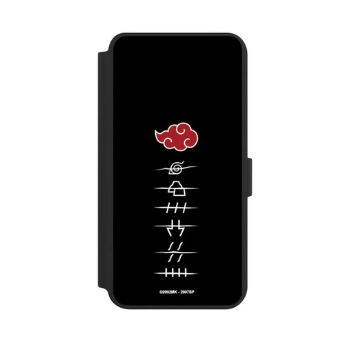 Samsung Galaxy S24+ NIVOflip Akatsuki Mitgliedssymbole Schwarz