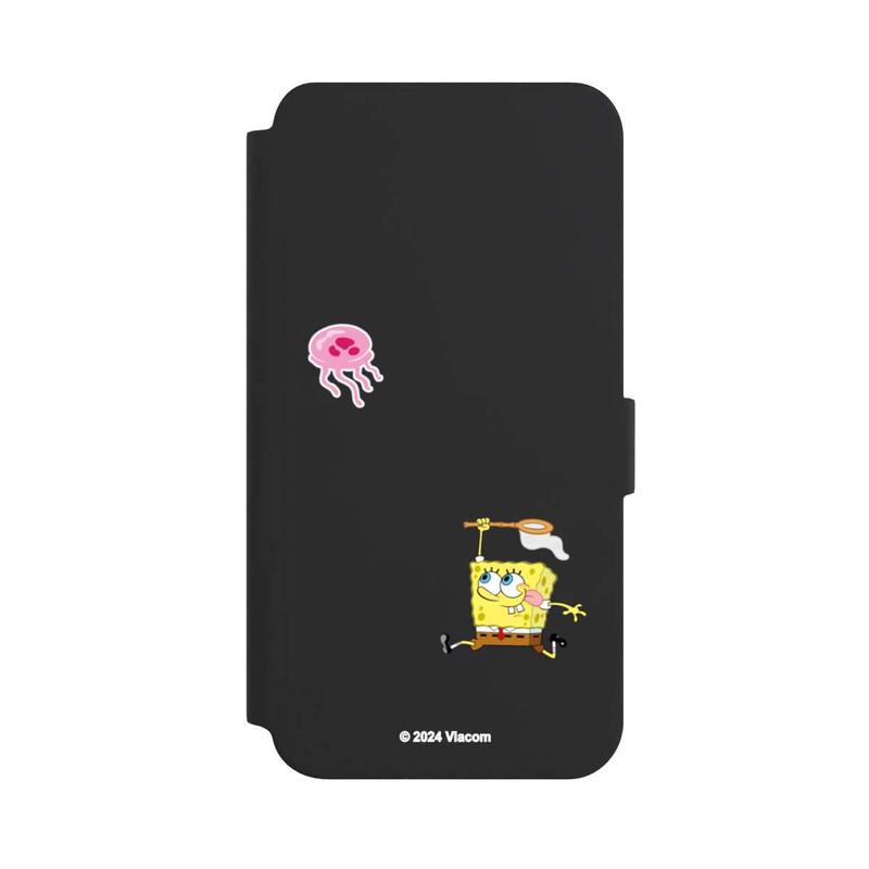Galaxy S24 + NIVOflip Bob l'éponge Prise de Méduses