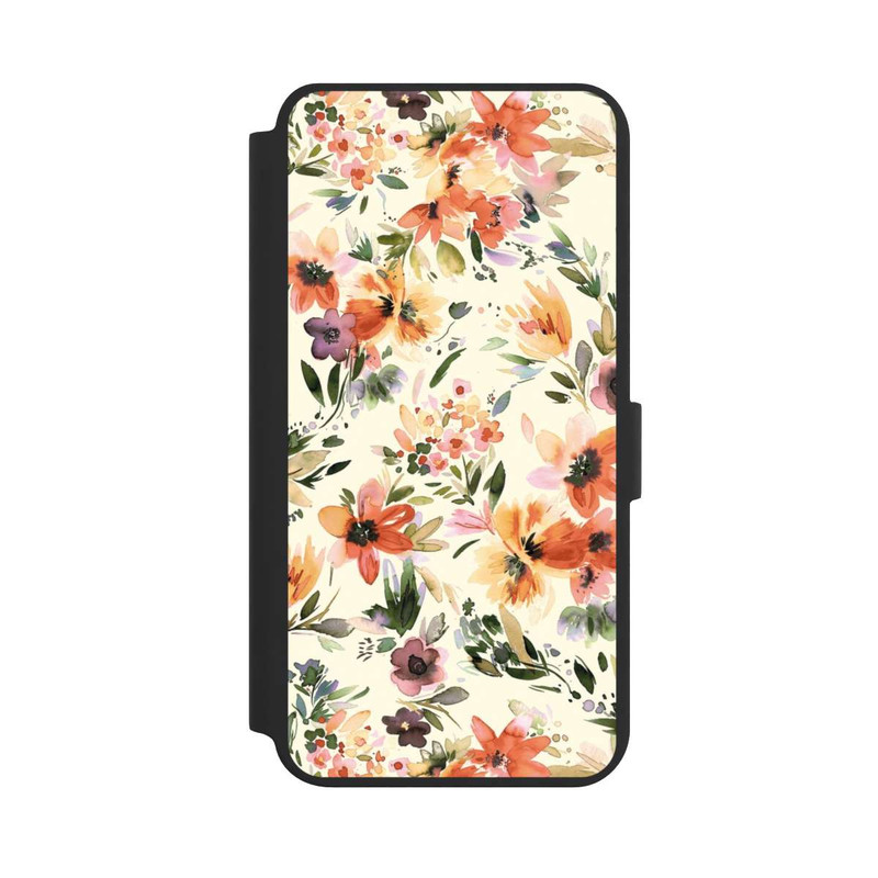Galaxy S24 + NIVOflip Summer Artistic Flowers Ivory