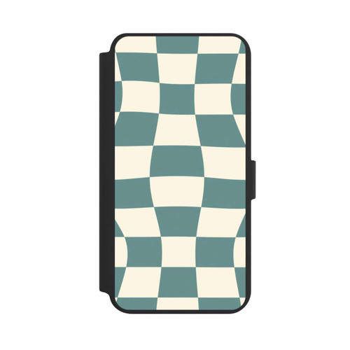 Samsung Galaxy S24+ NIVOflip Schachbrett Petrol