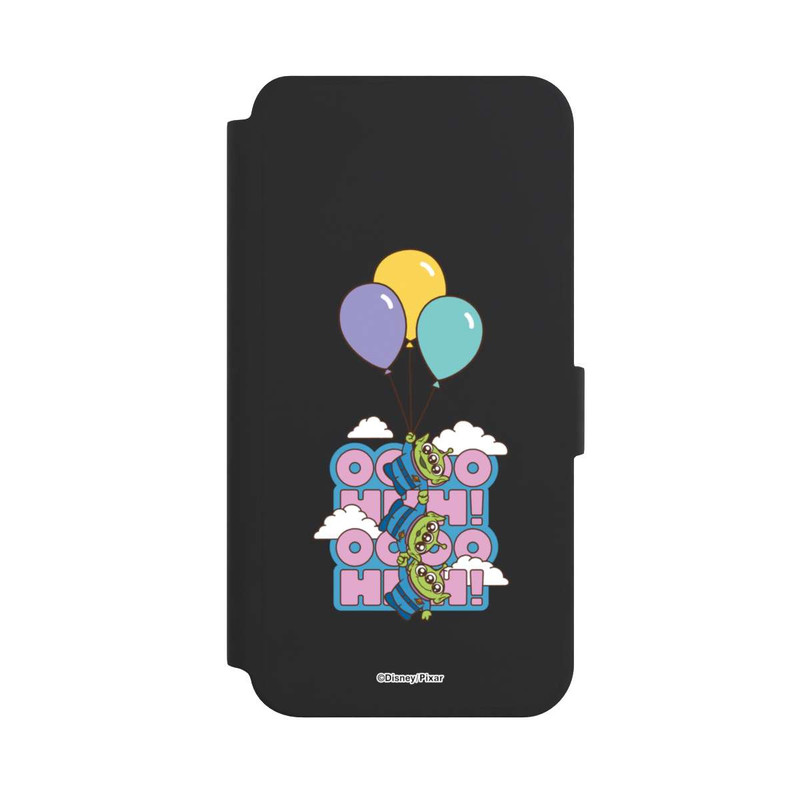 Galaxy S24 + NIVOflip Toy Story Aliens Balloons OOOOHHH Transparent