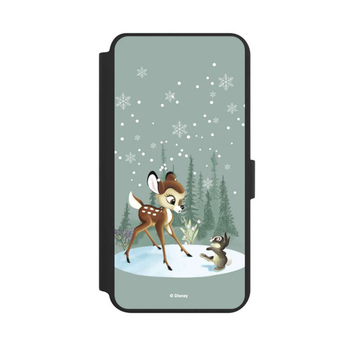 Samsung Galaxy S24+ NIVOflip Bambi et Panpan Monde Hivernal