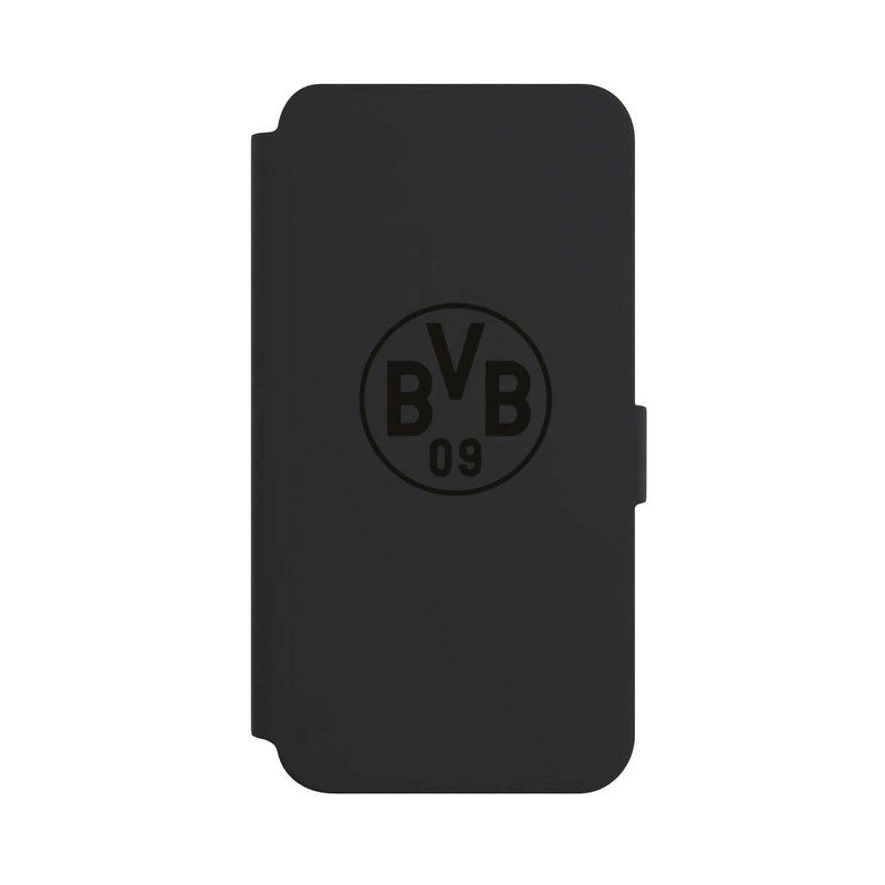 Galaxy S24 + NIVOflip BVB Logo Schwarz Transparent