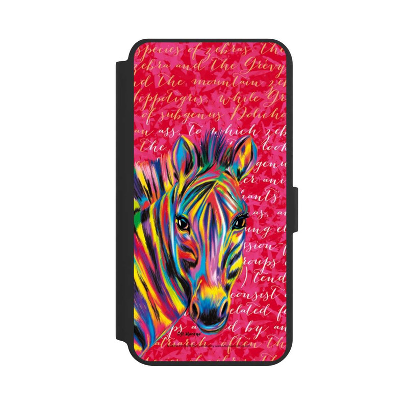 Galaxy S24 + NIVOflip Zebra bunt