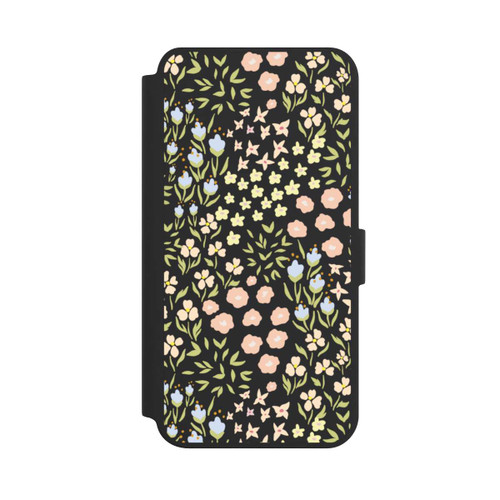 Samsung Galaxy S24+ NIVOflip Summer Flowers Pattern Pastel Colors Transparent