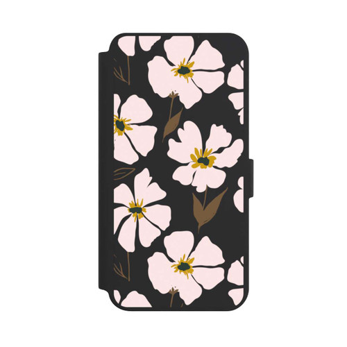 Samsung Galaxy S24+ NIVOflip Simple Pastell Flowers Rose Transparent