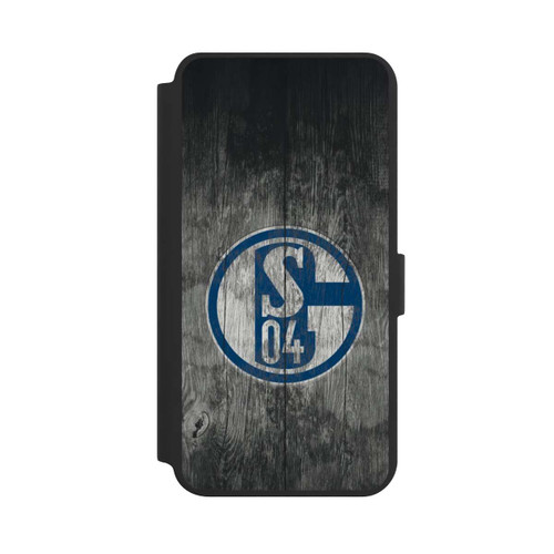 Samsung Galaxy S24+ NIVOflip Schalke 04 Holz Look