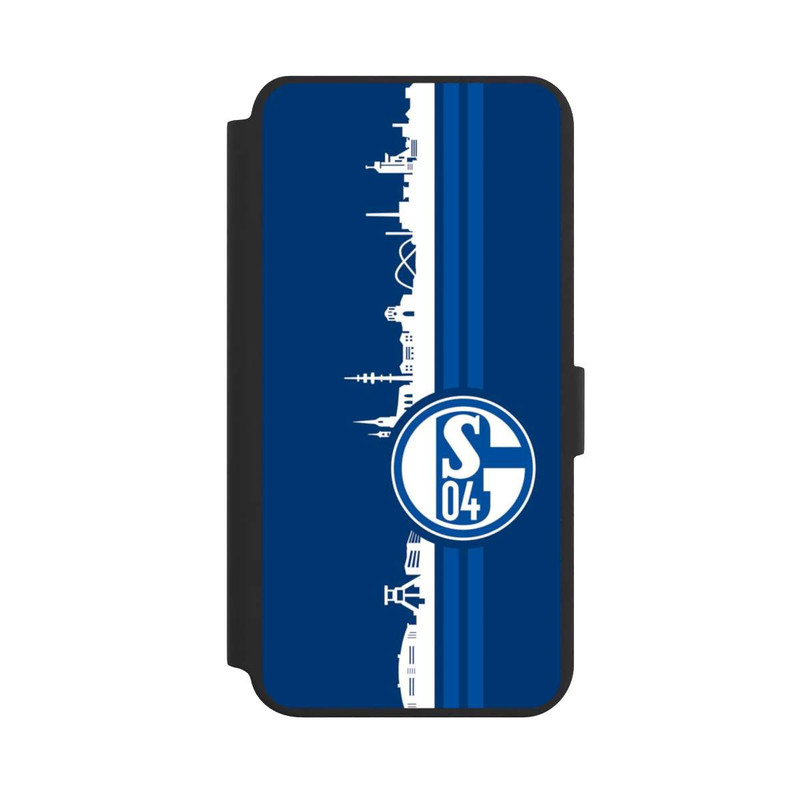 Galaxy S24 + NIVOflip Schalke 04 Skyline Blau