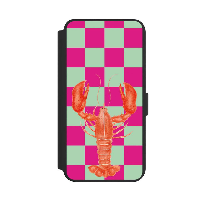 Galaxy S24 + NIVOflip Pink Checkers Lobster