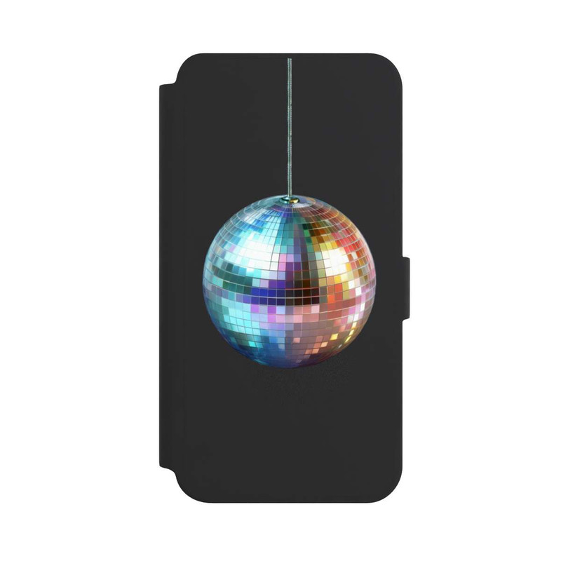 Galaxy S24 + NIVOflip Discokugel Party Blau Gold Transparent mit KI