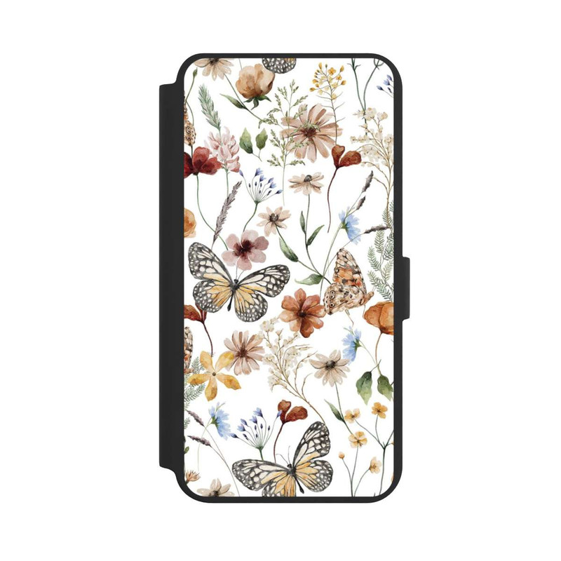 Galaxy S24 + NIVOflip Wildflowers and Butterflies Pattern