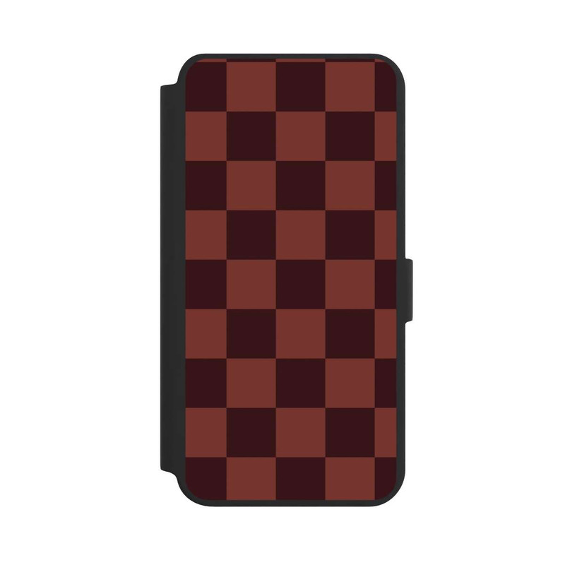 Galaxy S24 + NIVOflip Motif en Damier Rouge