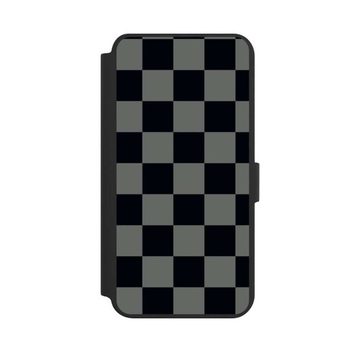 Samsung Galaxy S24+ NIVOflip Schachbrett Schwarz Grau