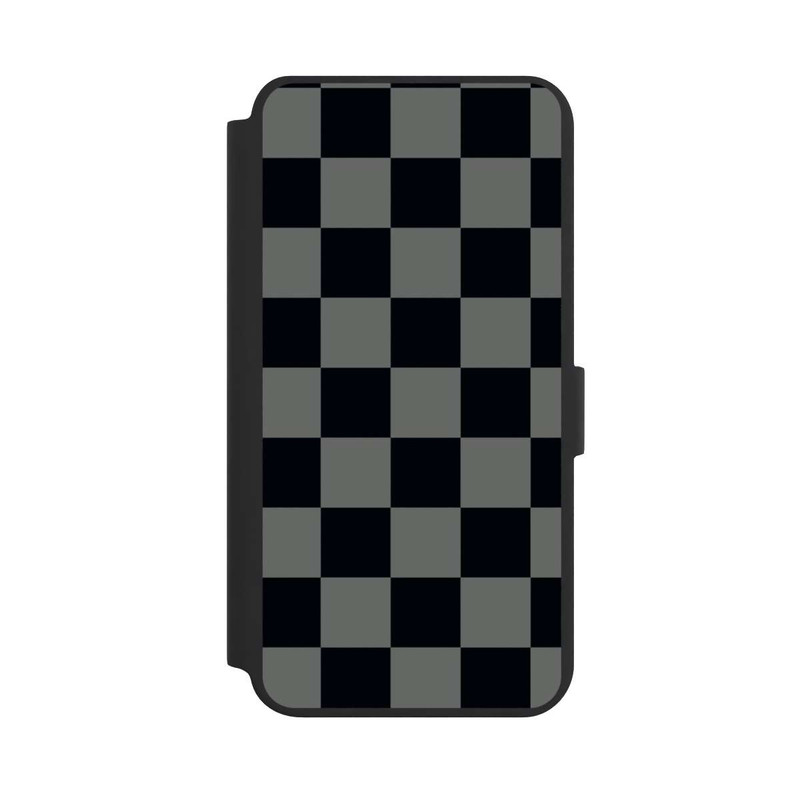 Galaxy S24 + NIVOflip Checked Pattern Black Grey