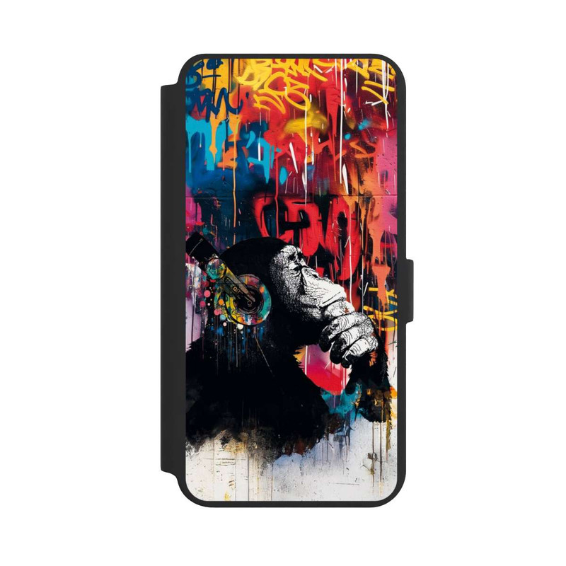 Galaxy S24 + NIVOflip Chimp Blue Streetart