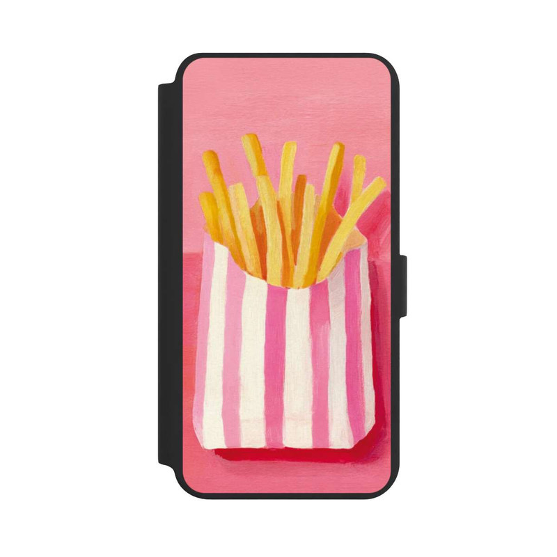 Galaxy S24 + NIVOflip Retro Fries Pink Watercolor