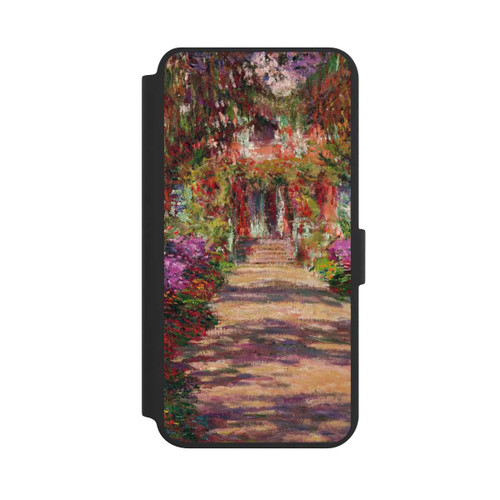 Samsung Galaxy S24+ NIVOflip Eine Allee in Monets Garten in Giverny by Claude Monet