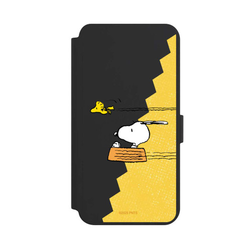 Samsung Galaxy S24+ NIVOflip Peanuts-Snoopy und Woodstock Transparent
