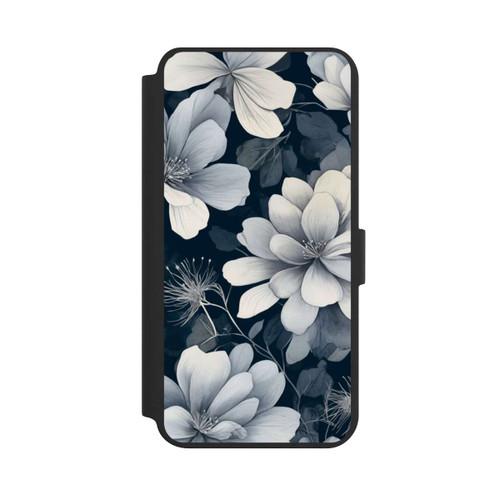 Samsung Galaxy S24+ NIVOflip Negative Flower Blue White with AI