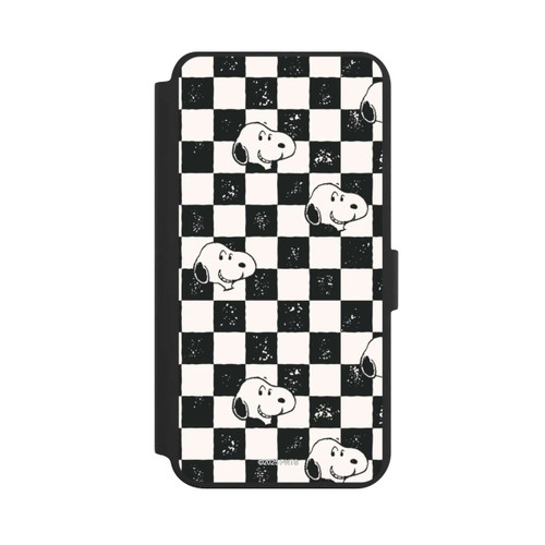 Samsung Galaxy S24+ NIVOflip Snoopy Heads Checked Pattern
