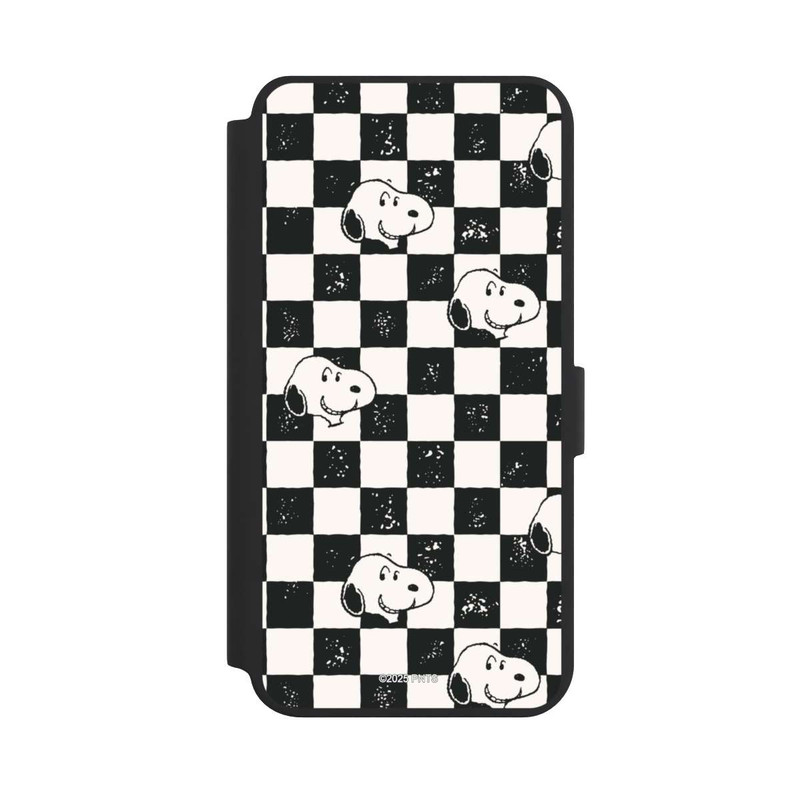 Galaxy S24 + NIVOflip Snoopy Heads Checked Pattern