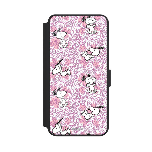 Samsung Galaxy S24+ NIVOflip Peanuts Pink Roses Pattern