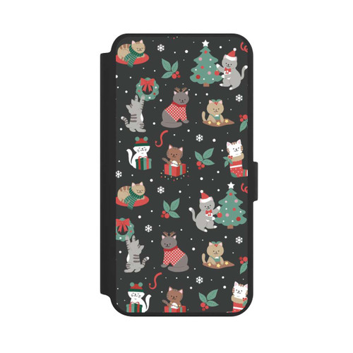 Samsung Galaxy S24+ NIVOflip Christmas Festive Cute Holiday Kittens