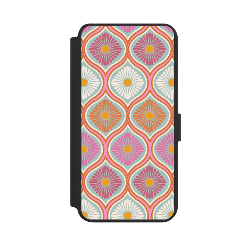 Galaxy S24 + NIVOflip Groovy 70s Retro Mod Flower Power