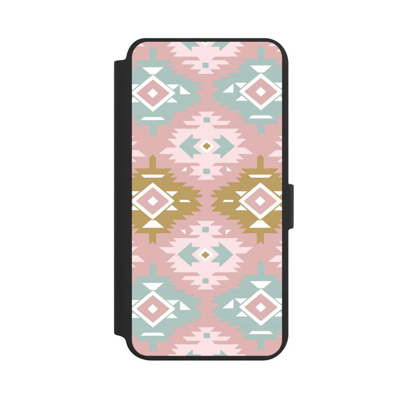 Galaxy S24 + NIVOflip Modern Tribal Boho Aztec Geometric Design