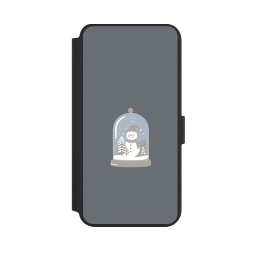 Samsung Galaxy S24+ NIVOflip Minimalist Snow Globe with Snowman