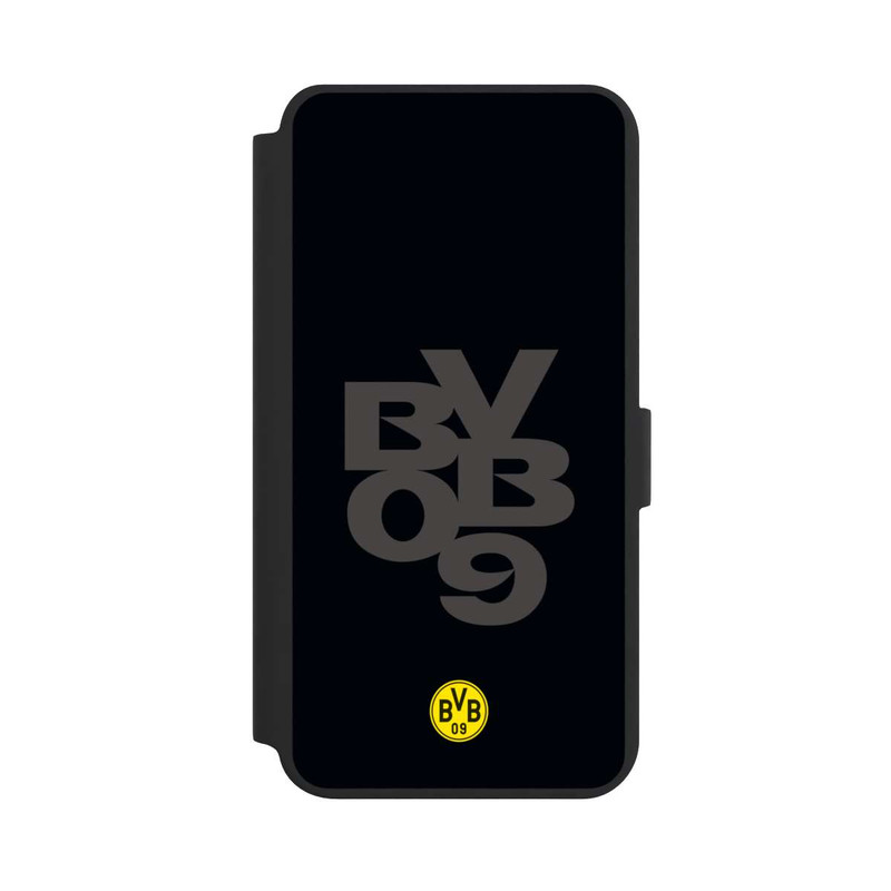 Galaxy S24 + NIVOflip BVB09 Grau Schwarz