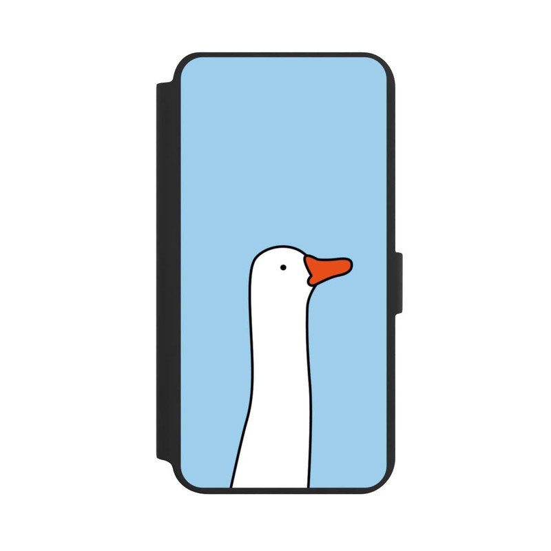 Galaxy S24 + NIVOflip Trendy Duck Profile Blue