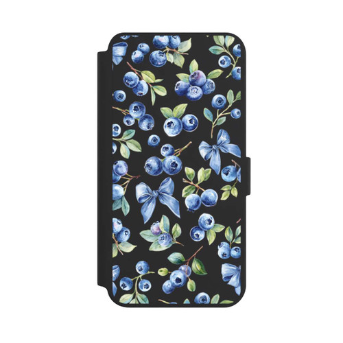 Samsung Galaxy S24+ NIVOflip Blaubeere Schleifen Transparent mit KI