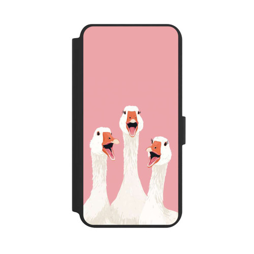 Samsung Galaxy S24+ NIVOflip Three Geese Pink with AI