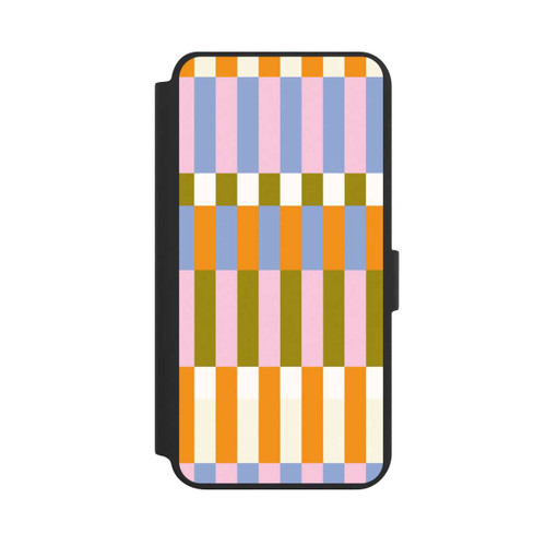 Samsung Galaxy S24+ NIVOflip Thème à Carreaux Colorés et Audacieux