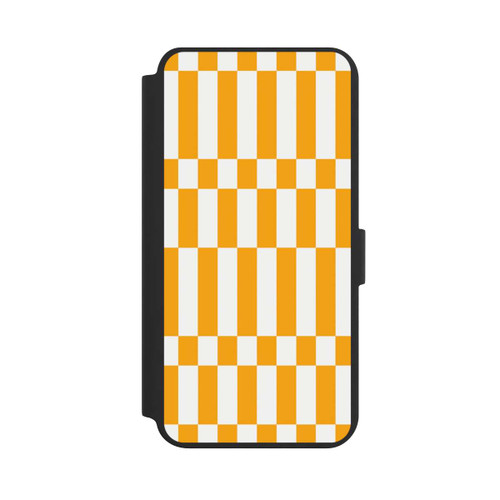 Samsung Galaxy S24+ NIVOflip Motif à Carreaux d'Été Jaune Vif