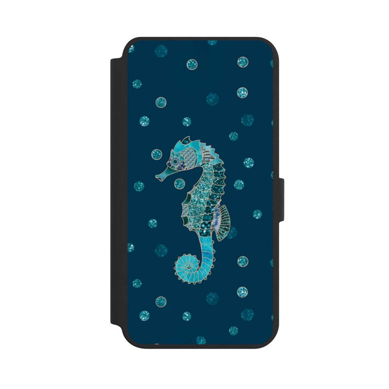 Galaxy S24 + NIVOflip Glamour Sea Horse Art