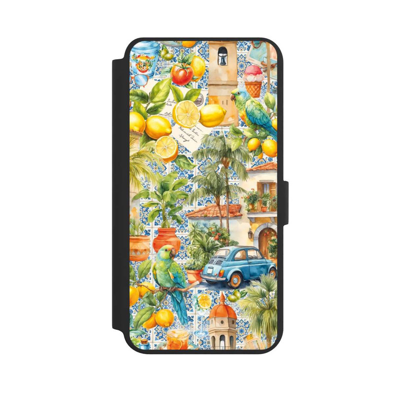 Galaxy S24 + NIVOflip Whimsica Italian Travel Memories With AI