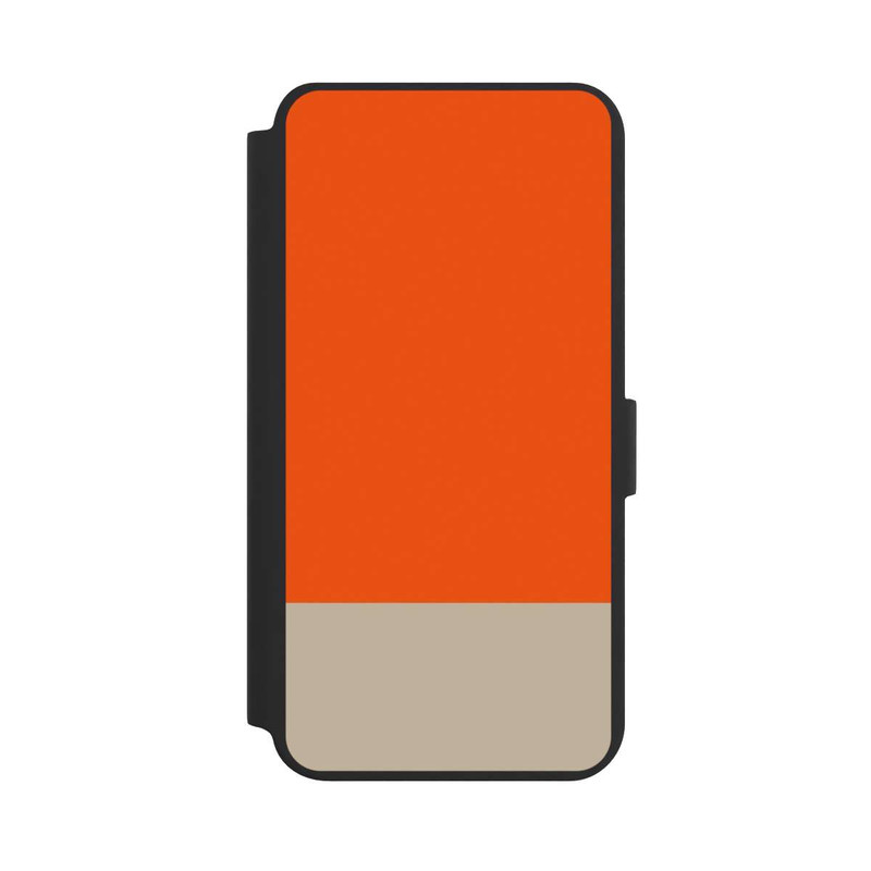 Galaxy S24 + NIVOflip Combinaison de Couleurs Orange et Beige