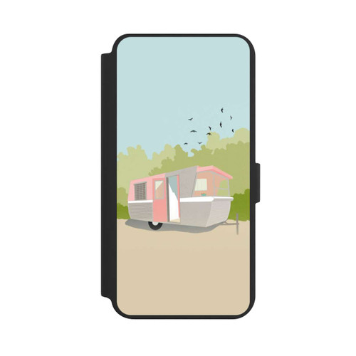 Samsung Galaxy S24+ NIVOflip Retro Glamping by Roberta Murray