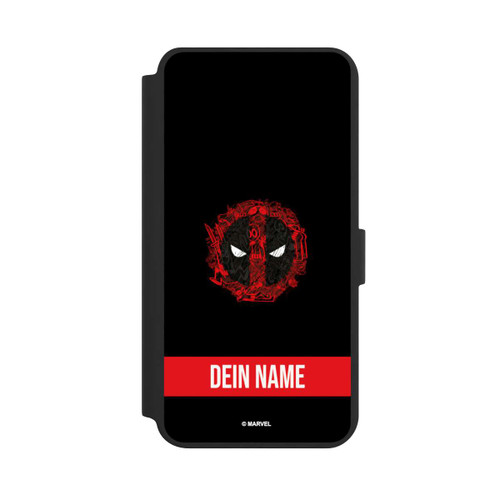 Samsung Galaxy S24+ NIVOflip Deadpool Logo Personalisierbar