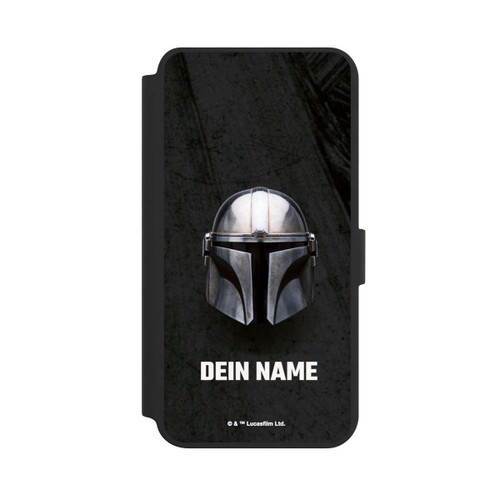 Samsung Galaxy S24+ NIVOflip Star Wars Mandalorian Black Helmet Personalisierbar
